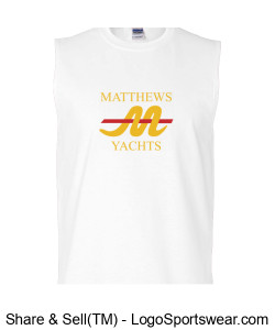 Matthews Adult Cotton Sleeveless Shirt Design Zoom